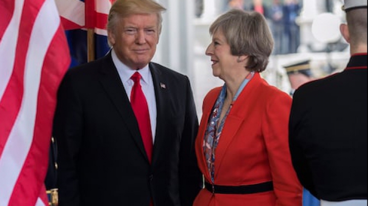 Theresa May și Trump