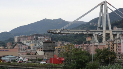 Pod prăbușit în Italia