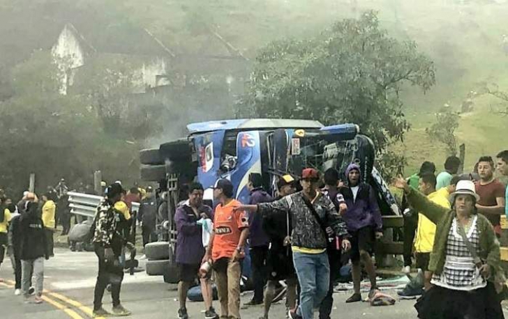 Accident în Ecuador