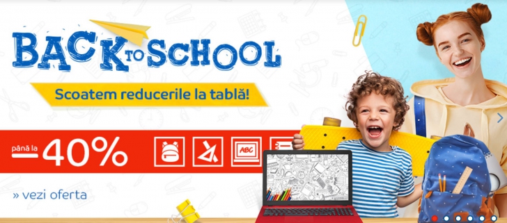 eMAG Back to school – Laptopuri ce costa sub 1.000 de lei si sunt ideale pentru elevi