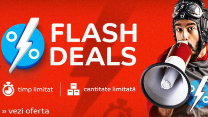 eMAG Flash Deals - Repede, repede, foarte repede ca se epuizeaza