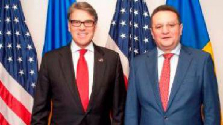 George Maior, întâlnire cu Rick Perry, secretarul american pe energie