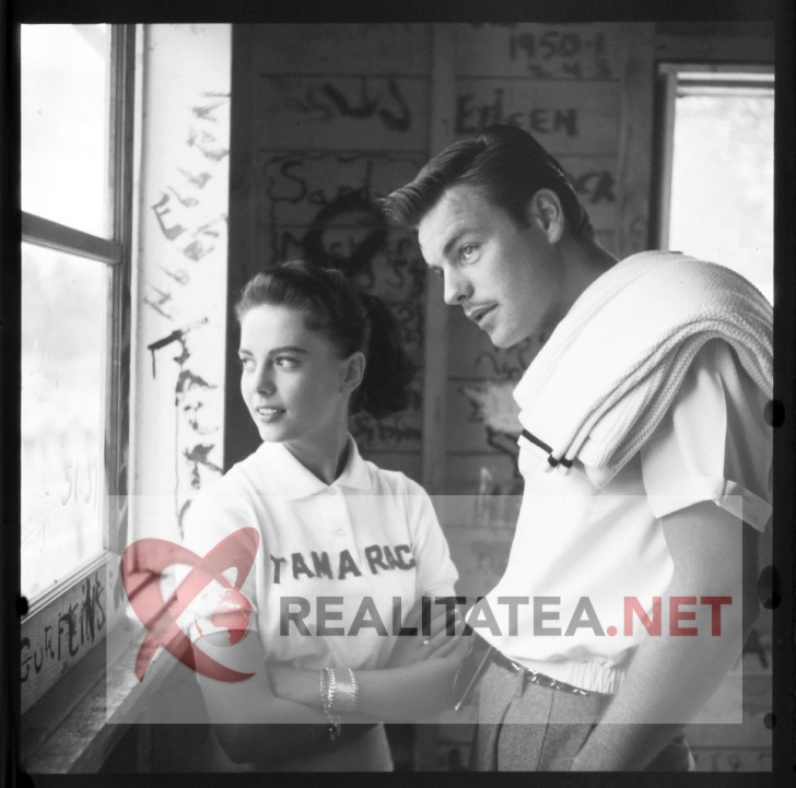 Natalie Wood si Robert Wagner, in 1957. Arhiva: Cristian Otopeanu