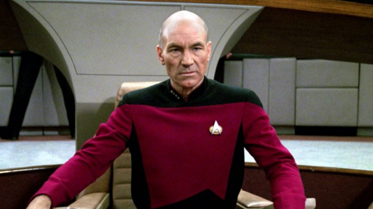 Patric Stewart - Jean-Luc Picard, în Star Trek