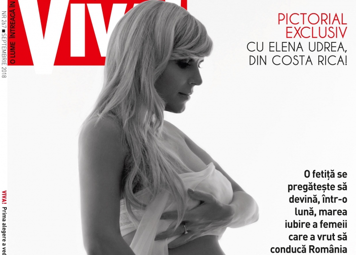 Ce explicaţii a dat redactorul şef al revistei Viva pentru pictorialul cu Elena Udrea însărcinată