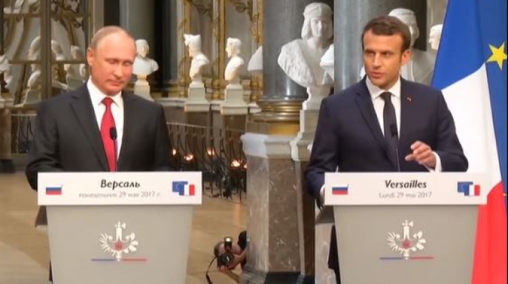 Convorbire telefonică Putin-Macron. Care au fost temele de discuție