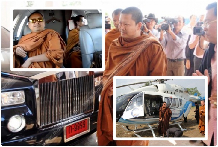 Călugărul budist cu avion privat