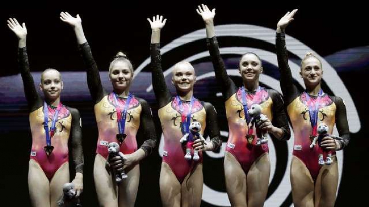 Echipa feminină a Rusiei, campioană europeană la gimnastică artistică