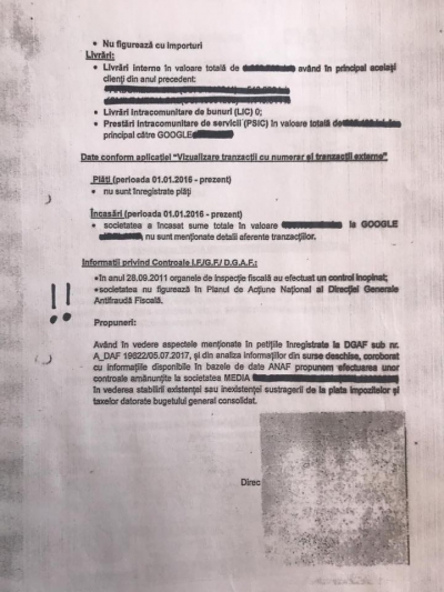 Cum îi atacă ANAF pe jurnaliștii incomozi la comanda lui Dragnea. Documente din interior
