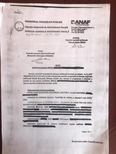 Cum îi atacă ANAF pe jurnaliștii incomozi la comanda lui Dragnea. Documente din interior