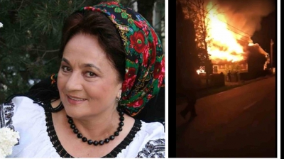 Casa Laurei Lavric, &icirc;n flăcări