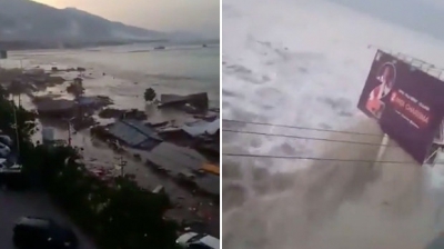 384 de morţi şi 540 de răniţi , după un cutremur urmat de tsunami în Indonezia. Imaginile groazei