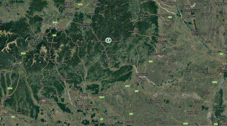 Două cutremure de peste 3 grade în România, în decurs de șase ore