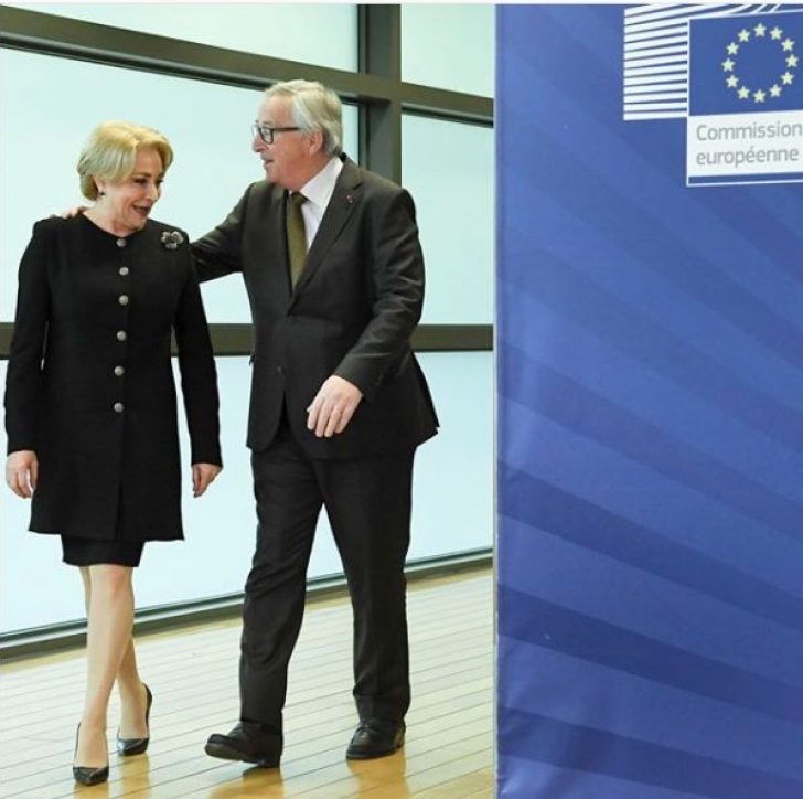 Dăncilă atacă în stânga și în dreapta după întâlnirea ratată cu șeful Comisiei Europene