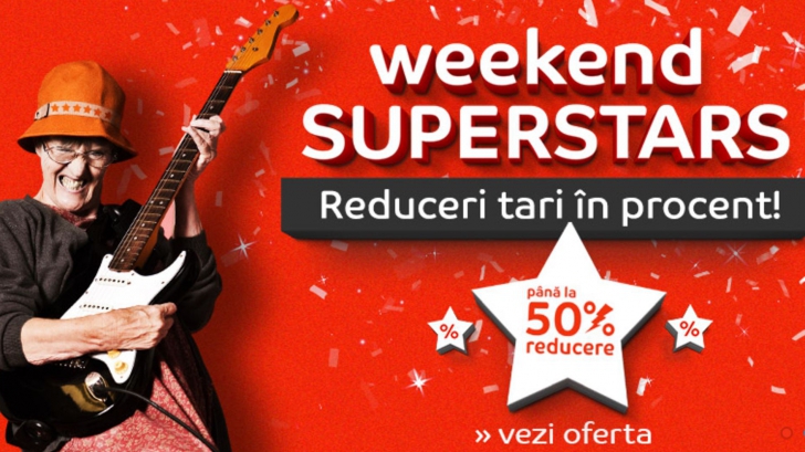 eMAG Weekend Superstars – Reduceri tari in procent, disponibile doar cateva ore