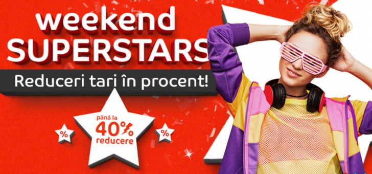 eMAG 'nenoroceste' iar preturile cu campania Weekend Superstars! Ce ieftiniri se inregistreaza!