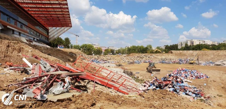 Demolarea stadionului Steaua continuă. Imaginile sunt dure pentru nostalgici