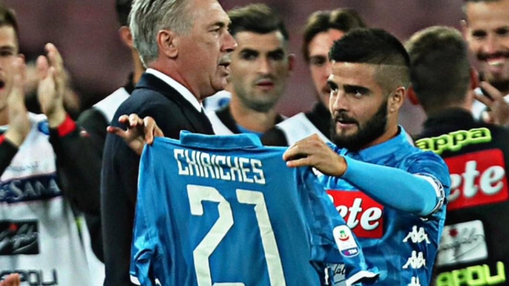 Insigne, vedeta lui Napoli, moment emoţionant pentru Chiricheş, la meciul cu Parma