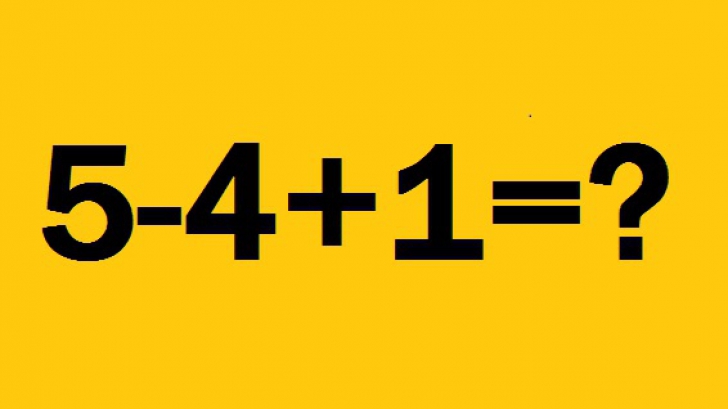 problema de matematica: 5-4+1=?