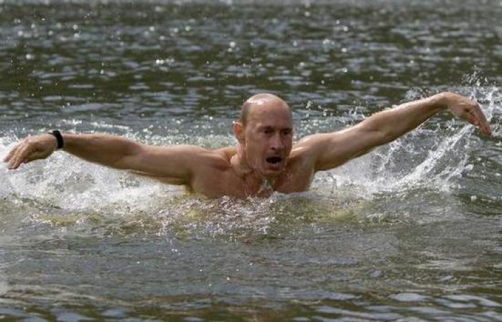 Imagini din intimitatea lui Vladimir Putin 