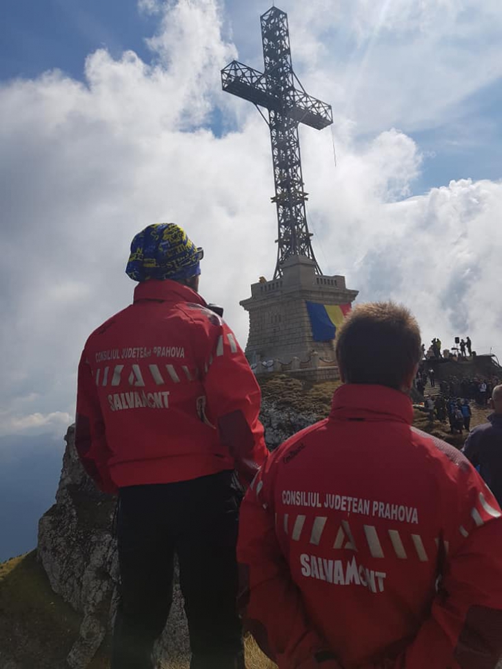 Incident pe Vârful Caraiman, din Munții Bucegi. Principesei Margareta i sa făcut rău / Foto: Salvamont Prahova