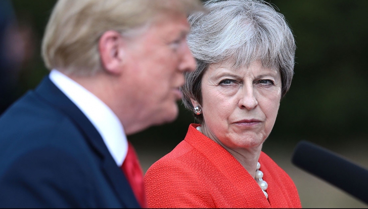 Theresa May şi Trump
