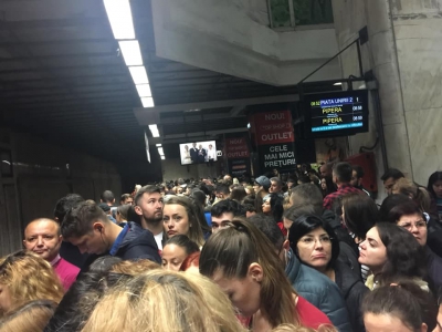 Aglomerație la metrou