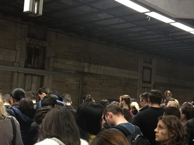Aglomerație la metrou
