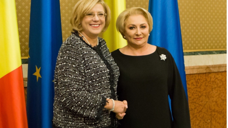 Viorica Dăncilă şi Corina Creţu