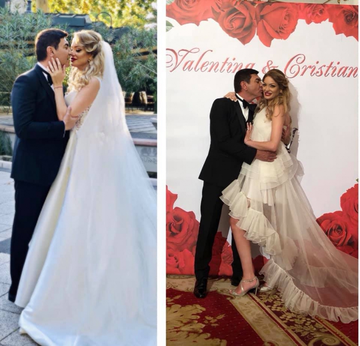 Valentina Pelinel și Cristi Borcea s-au căsătorit! Mesajul transmis de fostul model 
