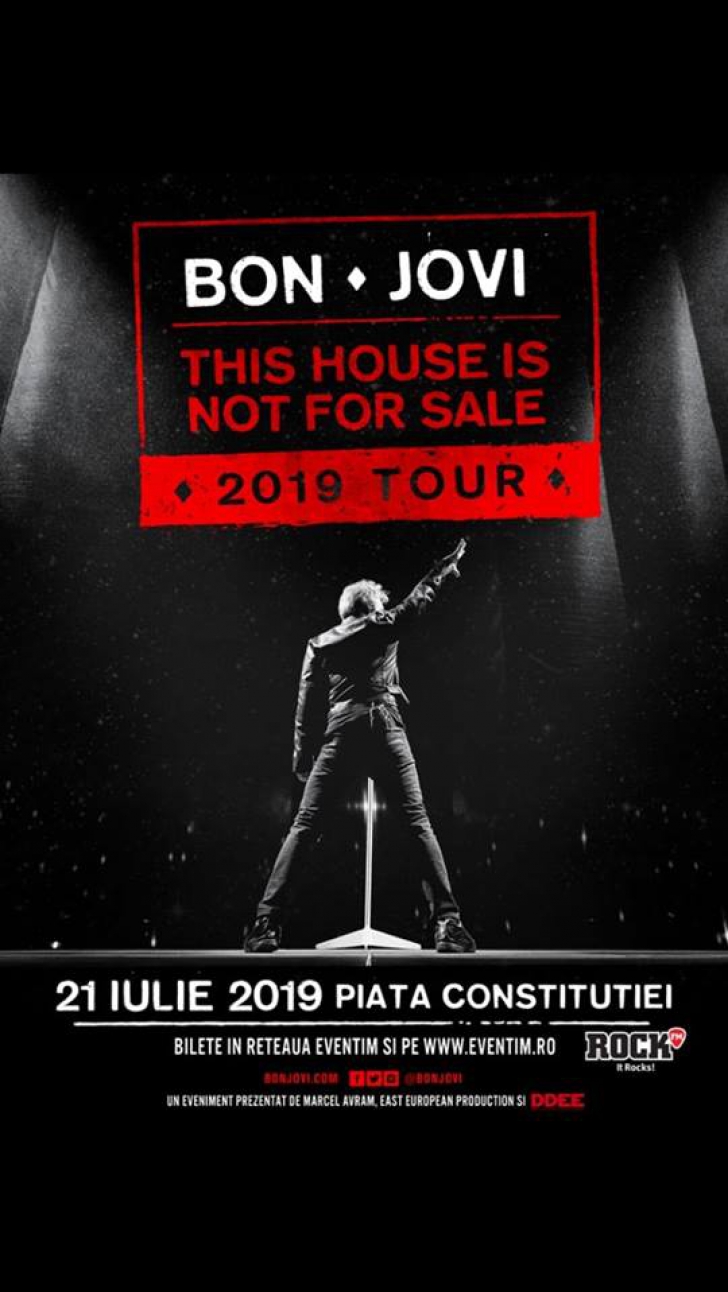 Bon Jovi va concerta în vară la Bucureşti