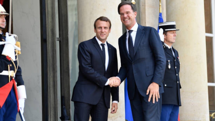 Alianța liberală dintre Macron si Rutte pare a fi o căsătorie de conivență