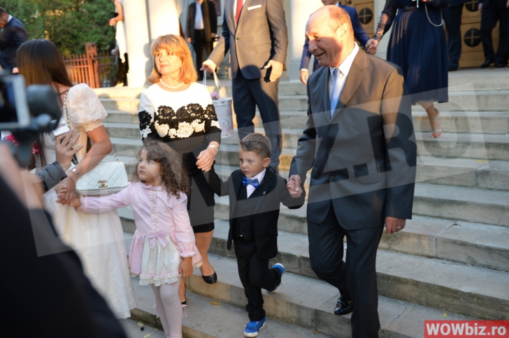 Imagini de la botezul Elenei Băsescu care nu s-au văzut 