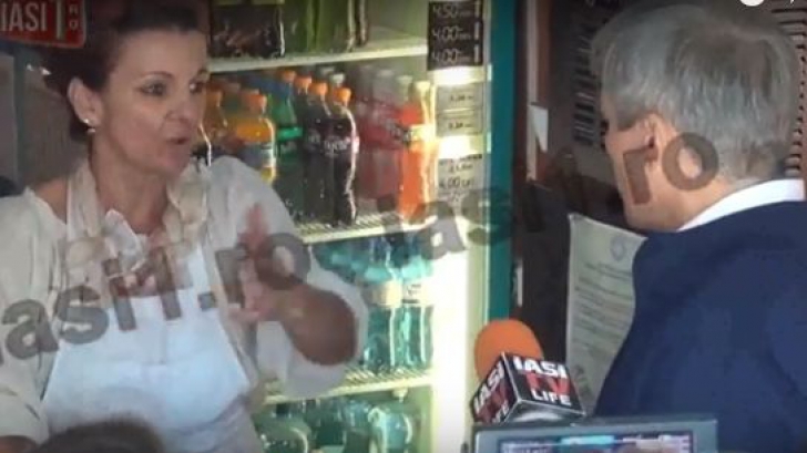 Dacian Cioloș, certat de o vânzătoare la Iași: ”Gata. Că îmi pierd timpul meu și pierd clienți”