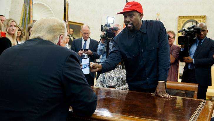 Kanye West, cuvinte "de cartier", la întâlnirea cu președintele Donald Trump 