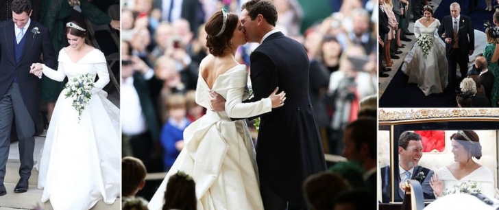 Nunta regală în Marea Britanie. Nepoata reginei s-a măritat. GALERIE FOTO
