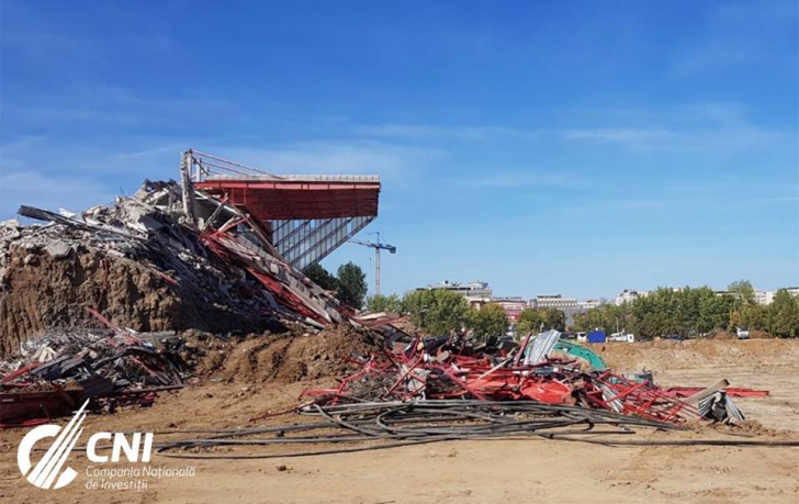 Stadionul Steaua, ca după bombardament. L-au demolat!
