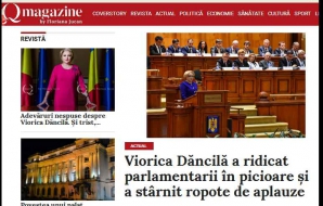 Dancila, once again congratulated in Q Magazine