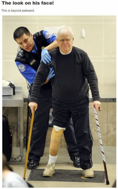 Bomba sexy care s-a dezbrăcat la aeroport, iar traficul a fost dat peste cap