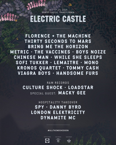Florence and The Machine, în premieră în România. Line-up de excepţie la Electric Castle