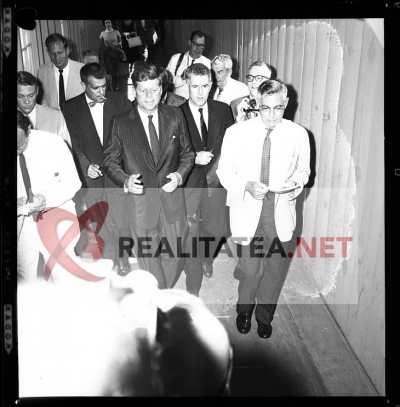 Imagine rara cu John F. Kennedy, surprins pe 20 octombrie 1962, la Chicago. Colectie: Cristian Otopeanu