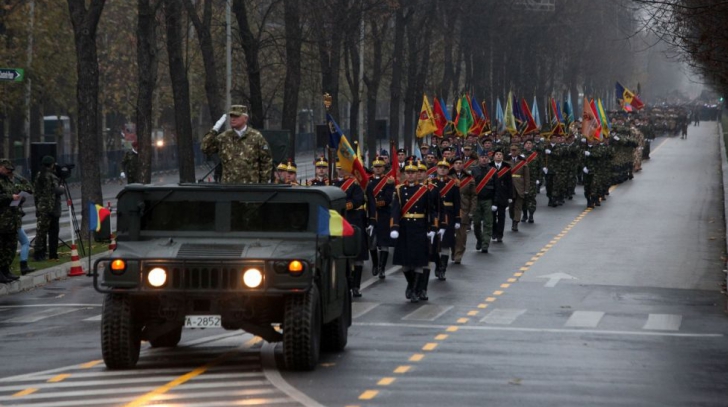 1 Decembrie: militarii au făcut repetiţia generală pentru Ziua României