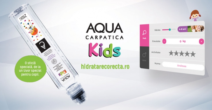 Câtă apă trebuie să bea copiii? AQUA Carpatica lansează platforma ”hidratarecorecta.ro”