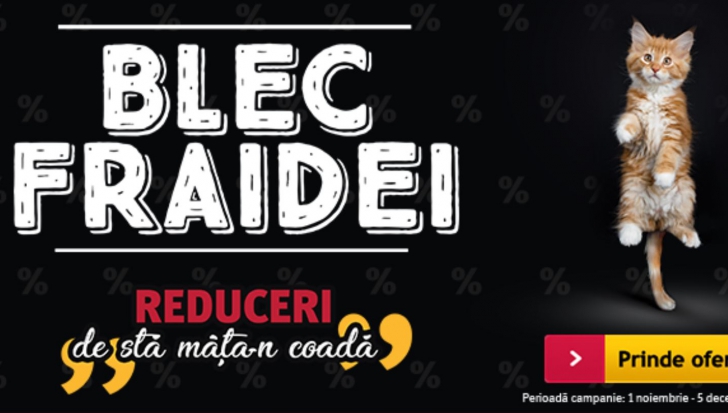 Altex ia la 'misto' preturile si promotiile: A inceput Blec Fraidei, reduceri de sta manta-n coada