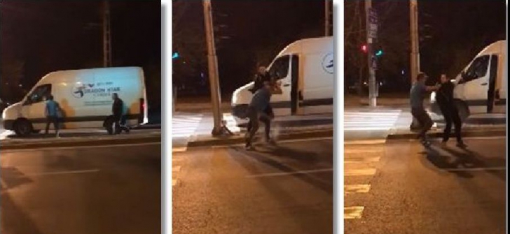 Doi șoferi s-au luat la pumni în plină stradă la Timișoara
