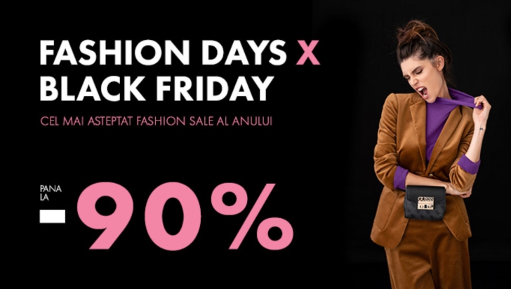 Black Friday a inceput la Fashion Days – Reducerile ajung chiar si la 90%