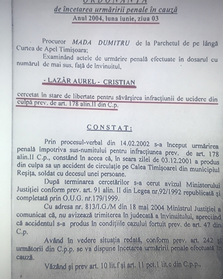 Procurorul care a clasat dosarul lui Iohannis, acuzat de omor 