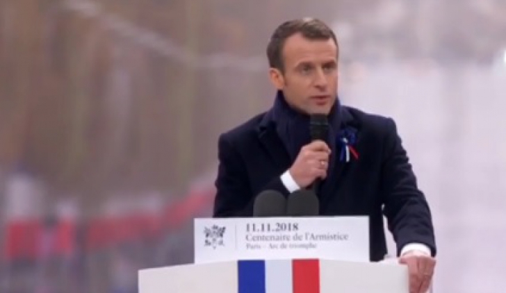 Liderii lumii s-au unit, de Ziua Armistiţiului. Trump şi Putin, separaţi de Macron şi Merkel