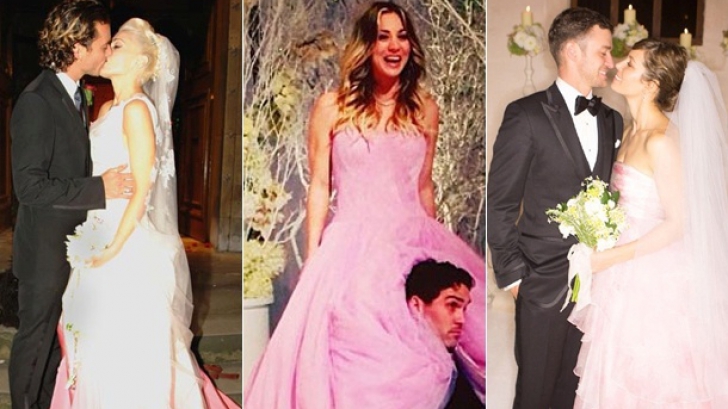 De ce miresele celebre nu mai poartă rochii albe la propriile nunţi