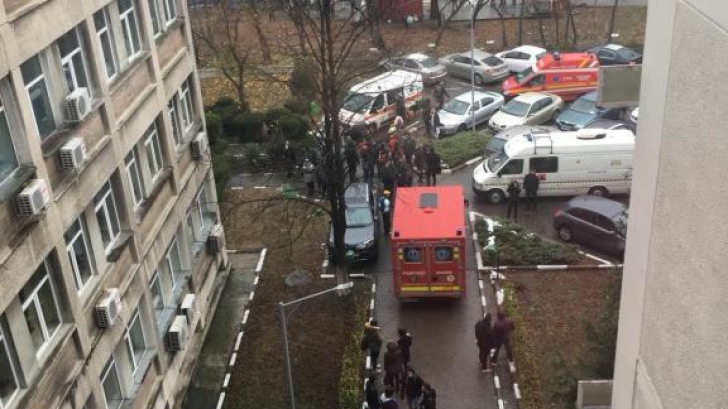 Evacuare de urgență la Universitatea Petrol şi Gaze din Ploiești